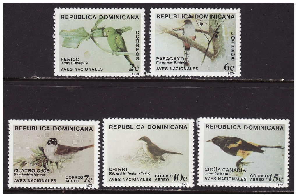 Dominican Republic #820-21, C301-3 F-VF Mint NH ** Birds - Other & Unclassified