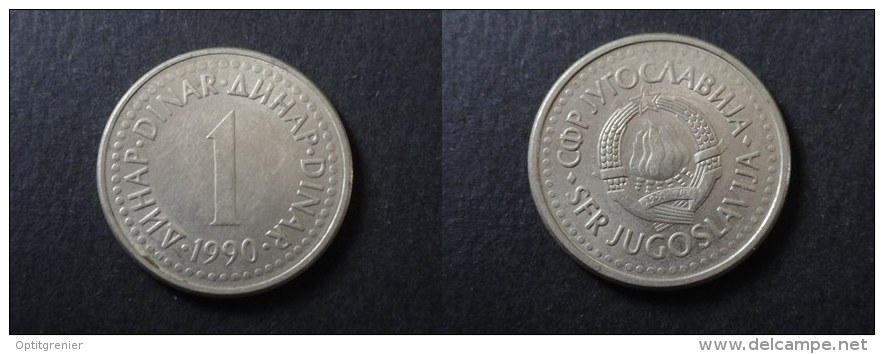 1990 - 1 DINAR YOUGOSLAVIE - YUGOSLAVIA - Yugoslavia