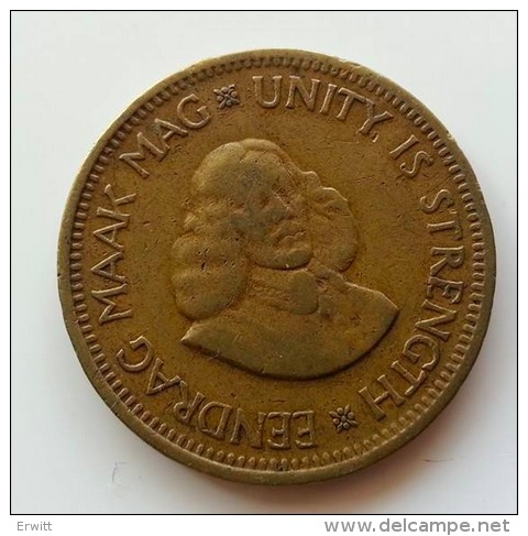 SUDAFRICA 1/2 CENTS 1961 - Sud Africa