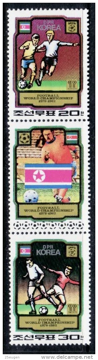 NORTH KOREA 1980 WORLD CUP SPAIN  MNH - 1982 – Spain