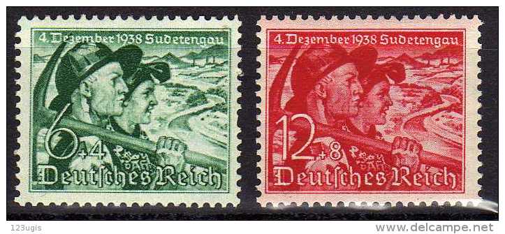 Deutsches Reich, 1938, Mi 684-685 * [230315I] - Neufs