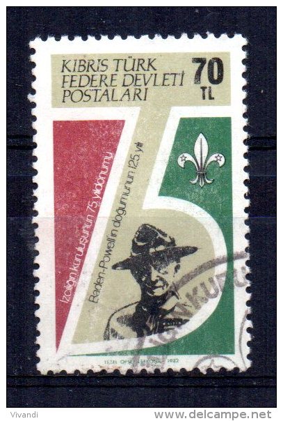 Cyprus (Turkish) - 1982 - 70l 75th Anniversary Of Boy Scout Movement - Used - Used Stamps