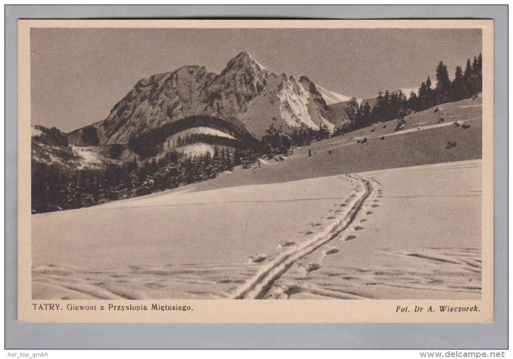 AK POLEN TATRY 1940-04-07 Feldpost  Foto Wieczorek - Pologne