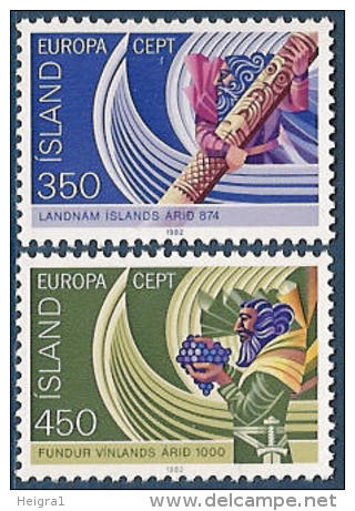 Iceland 1982 MNH/**/postfris/postfrisch Michelnr. 578-579 Europa Cept - Ungebraucht