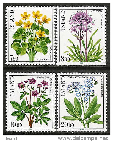 Iceland 1983 MNH/**/postfris/postfrisch Michelnr. 592-595 - Unused Stamps