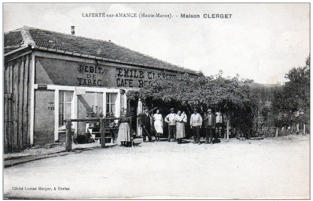 LAFERTE-sur-AMANCE : (52) Restaurant CLERGET -Z- - Other & Unclassified
