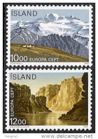 Iceland 1986 MNH/**/postfris/postfrisch Michelnr. 648-649 Europa Cept - Ongebruikt