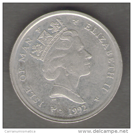 ISLE OF MAN 10 PENCE 1992 - Île De  Man