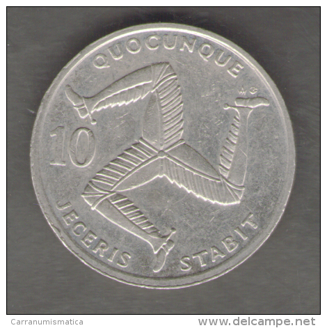 ISLE OF MAN 10 PENCE 1992 - Isle Of Man