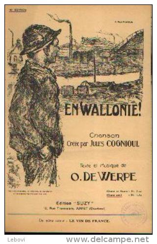 Partition «En Wallonie » - Texte Et Musique De O. DE WERPE Créée Par COGNIOUL, J. - Musique Folklorique