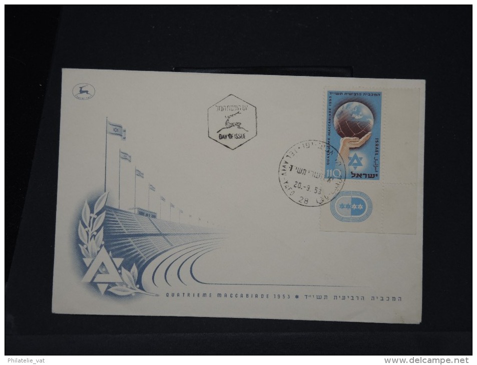 ISRAEL -  ENVELOPPE DE 1953 A VOIR A ETUDIER  LOT P2866 - FDC