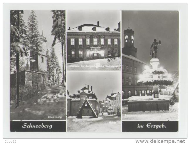 Schneeberg-verschidene Ortsansichten Im Winter - Schneeberg