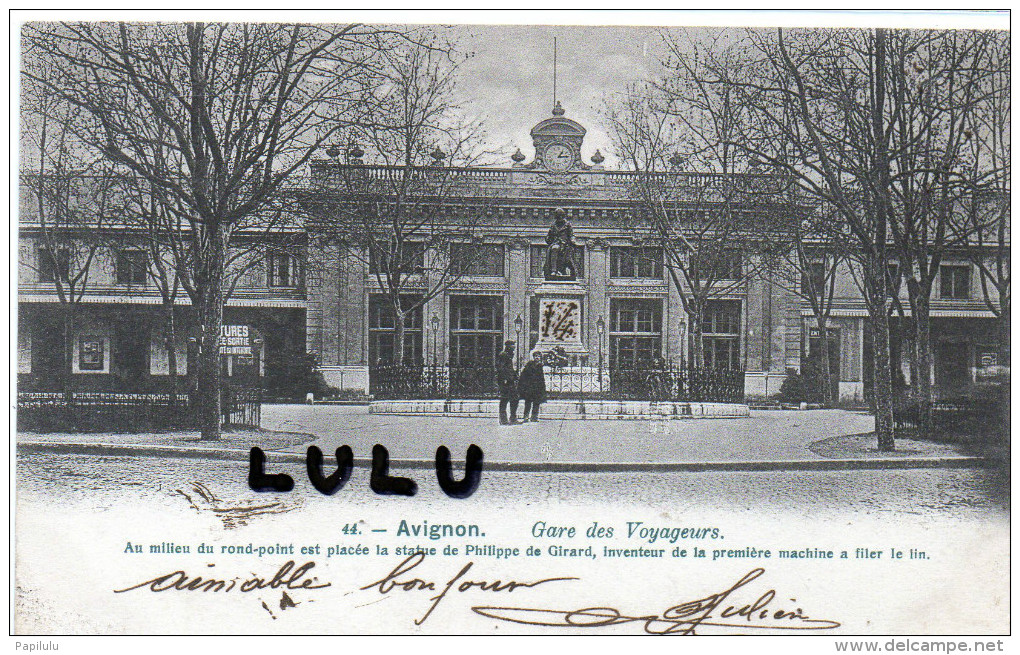 DEPT 84 ; Précurseur 2 Scans ;Avignon ; Gare Des Voyageurs - Avignon