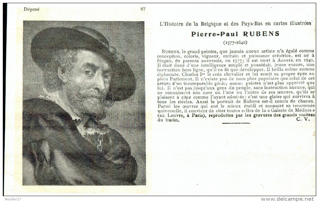 100 CARTES POSTALES , Dynasty , roi et reine , l´histoire de la Belgique et des Pays-Bas en cartes illustrées N°1 à 100