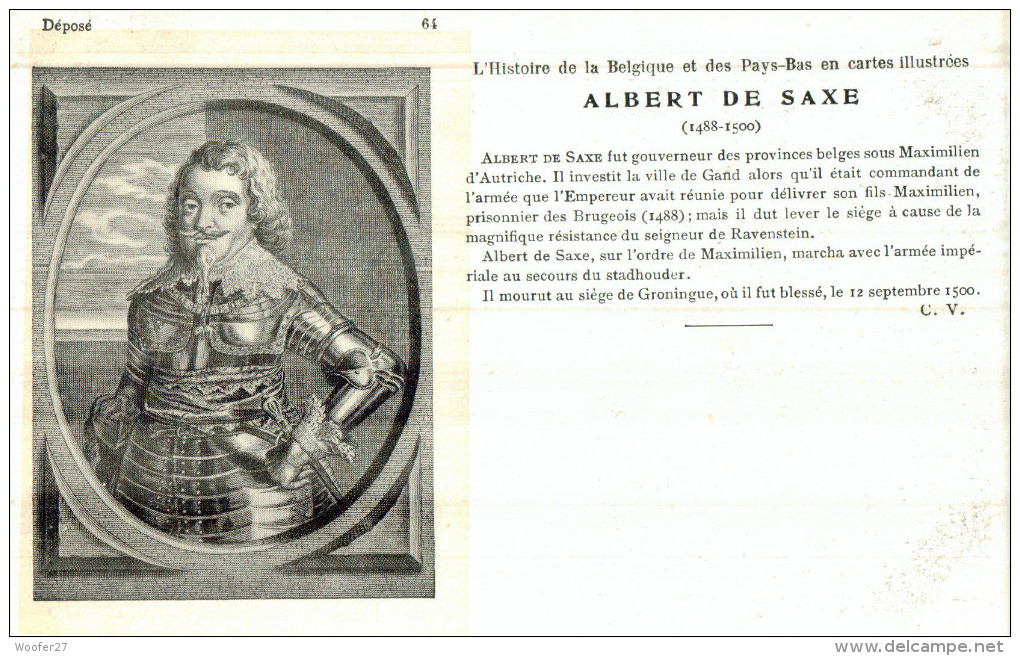 100 CARTES POSTALES , Dynasty , roi et reine , l´histoire de la Belgique et des Pays-Bas en cartes illustrées N°1 à 100