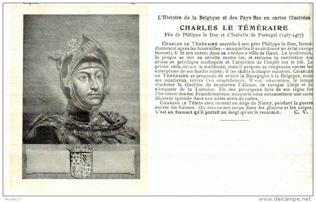 100 CARTES POSTALES , Dynasty , roi et reine , l´histoire de la Belgique et des Pays-Bas en cartes illustrées N°1 à 100