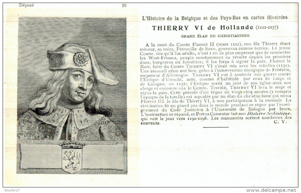 100 CARTES POSTALES , Dynasty , roi et reine , l´histoire de la Belgique et des Pays-Bas en cartes illustrées N°1 à 100