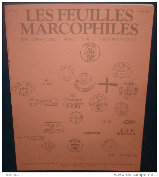 LES FEUILLES MARCOPHILES.N°235. - Bibliografieën