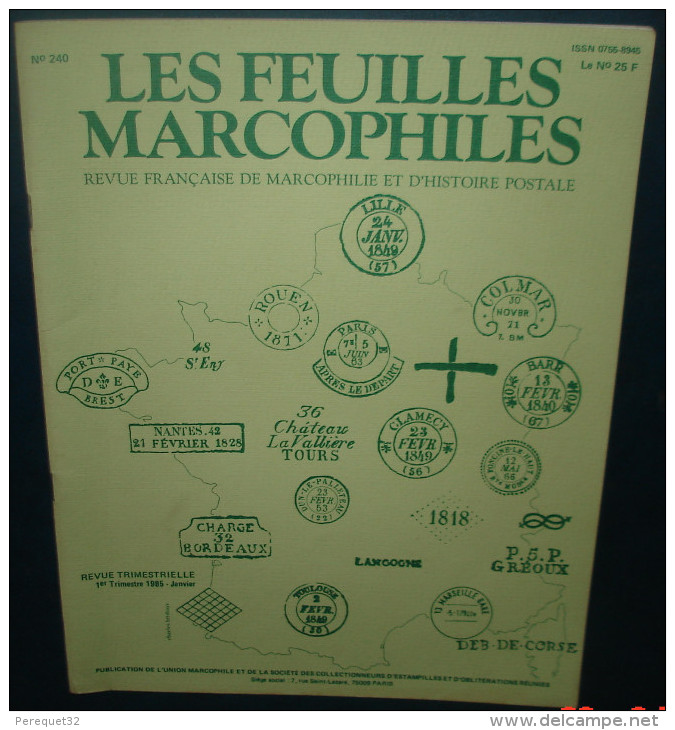 LES FEUILLES MARCOPHILES.N°240. - Other & Unclassified