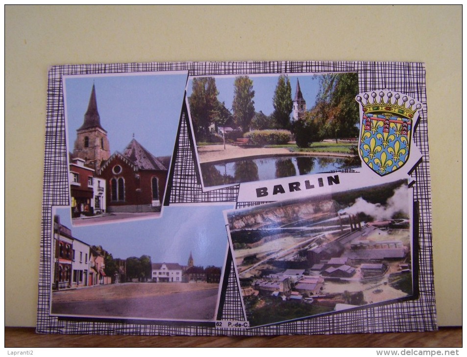 BARLIN (PAS DE CALAIS) CARTE MULTI-VUES. - Barlin