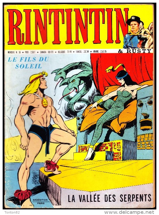 Rintintin - N° 36 - Sagedition - ( 1973 ) - Rintintin