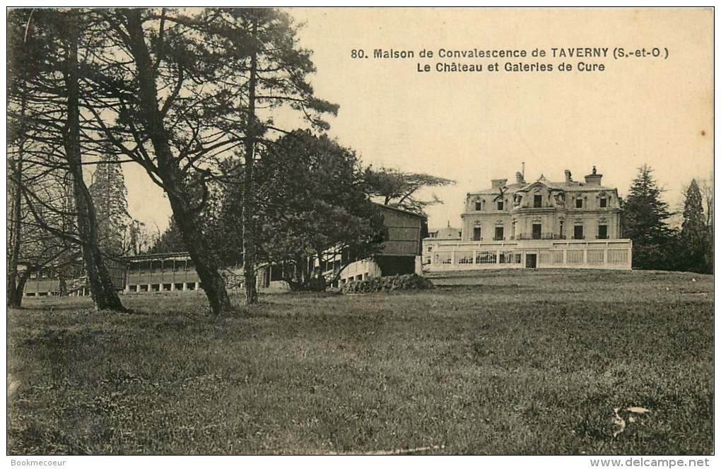 95    TAVERNY  MAISON DE CONVALESCENCE  LE CHATEAU ET GALERIES DE CURE   80 - Taverny