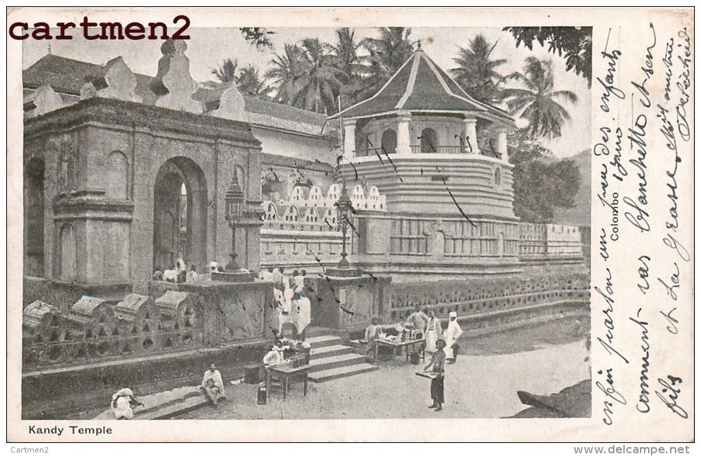 COLOMBO KANDY TEMPLE CEYLON INDIA INDE CEYLAN ISLAND - Sri Lanka (Ceylon)