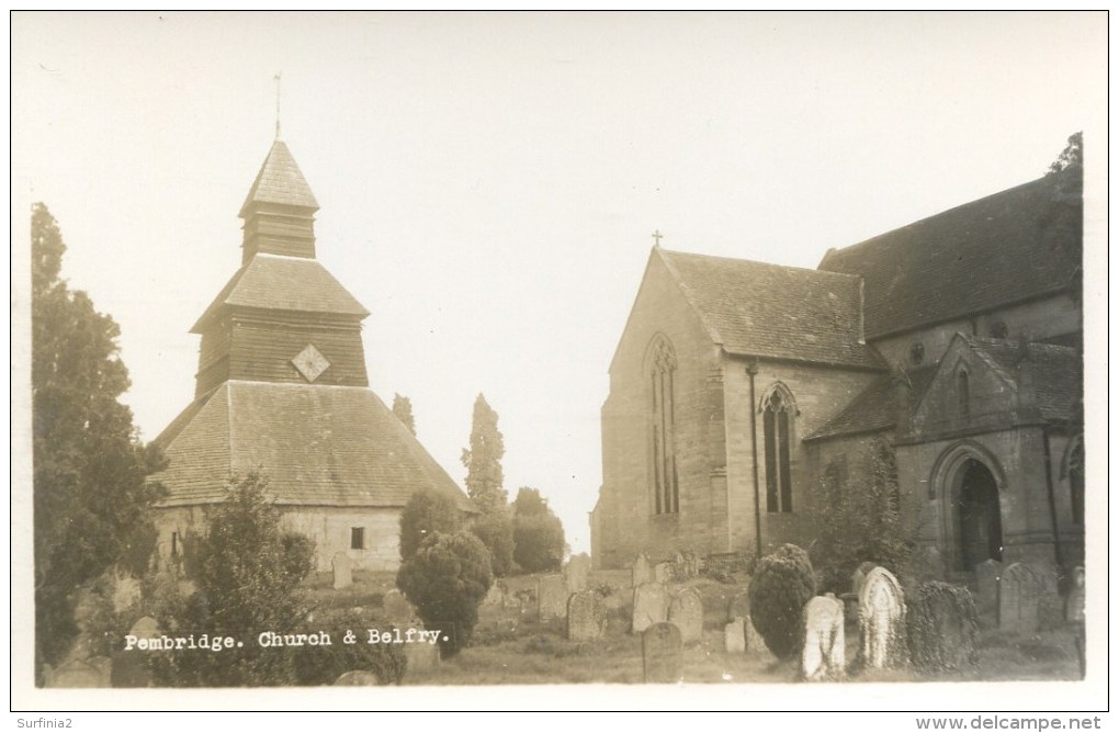 HEREFORDSHIRE - PEMBRIDGE - CHURCH And BELFRY RP He103 - Herefordshire