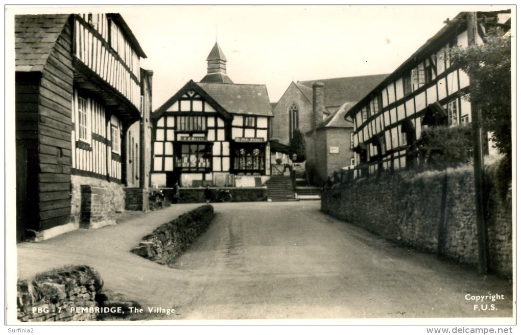 HEREFORDSHIRE - PEMBRIDGE - THE VILLAGE RP He6 - Herefordshire