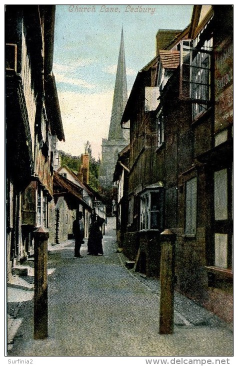 HEREFORDSHIRE - LEDBURY - CHURCH LANE He39 - Herefordshire