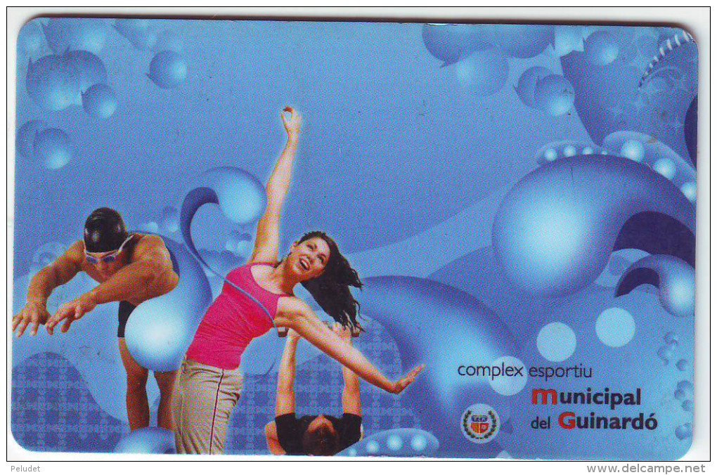 Staff Card, Sports Center - Carte License, Centre Sportif  "COMPLEX ESPORTIU MUNICIPAL GUINARDO - AJUNTAMENT BARCELONA" - Otros & Sin Clasificación