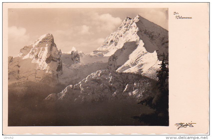 AK Watzmann - Stempel Salet-Alpe - 1941  (12991) - Berchtesgaden