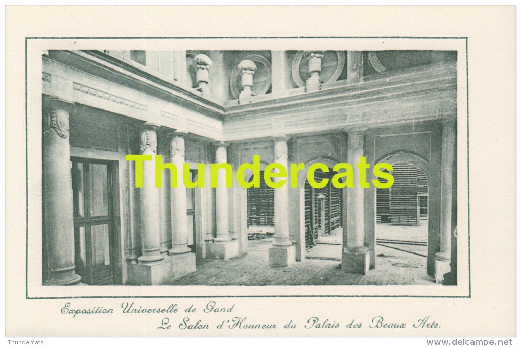 CPA EXPOSITION UNIVERSELLE DE GAND GENT TENTOONSTELLING 1913 **  LE SALON D'HONNEUR DU PALAIS DES BEAUX ARTS - Expositions