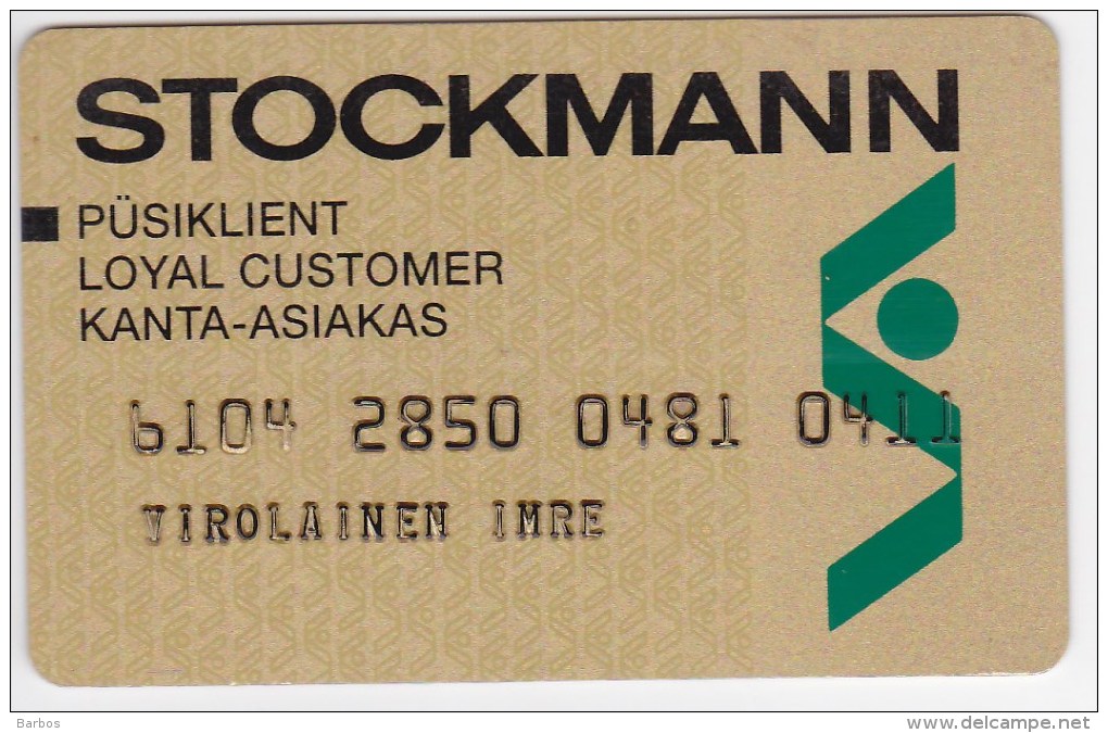 Estonia , Stockmann , Gift Cards , Used - Gift Cards