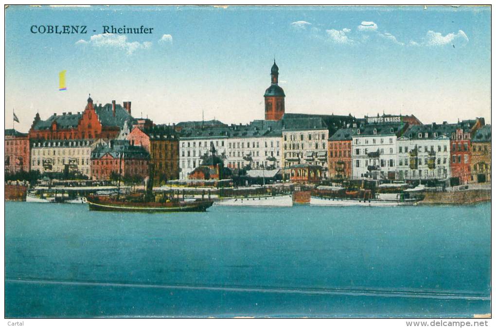 COBLENZ - Rheinufer - Koblenz