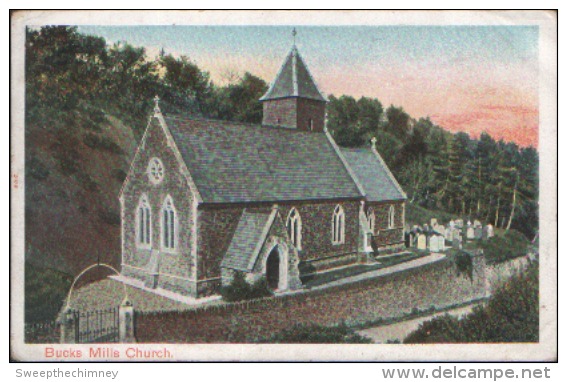 POSTCARD: Bucks Mill Church Of St. Martin And St. Mary DEVON PEACOCK SERIES - Andere & Zonder Classificatie