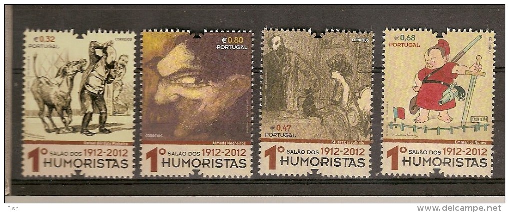 Portugal ** & O Salão Dos Humoristas 2012 - Unused Stamps