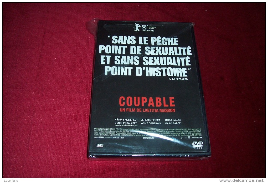 COUPABLE  ° SANS LE PECHE POINT DE SEXUALITE ET SANS SEXUALITE POINT D'HISTOIRE - Crime