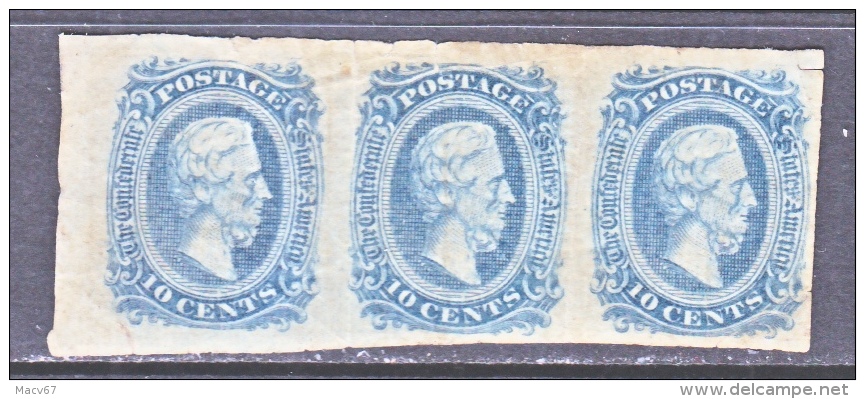 CONFEDERATE STATE  11 X 3   * - 1861-65 Confederate States