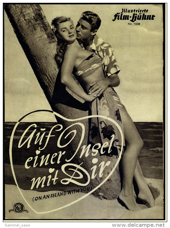 Illustrierte Film-Bühne  -  "Auf Einer Insel Mit Dir" -  Mit Esther Williams  -  Filmprogramm Nr. 1038 Von Ca. 1948 - Revistas