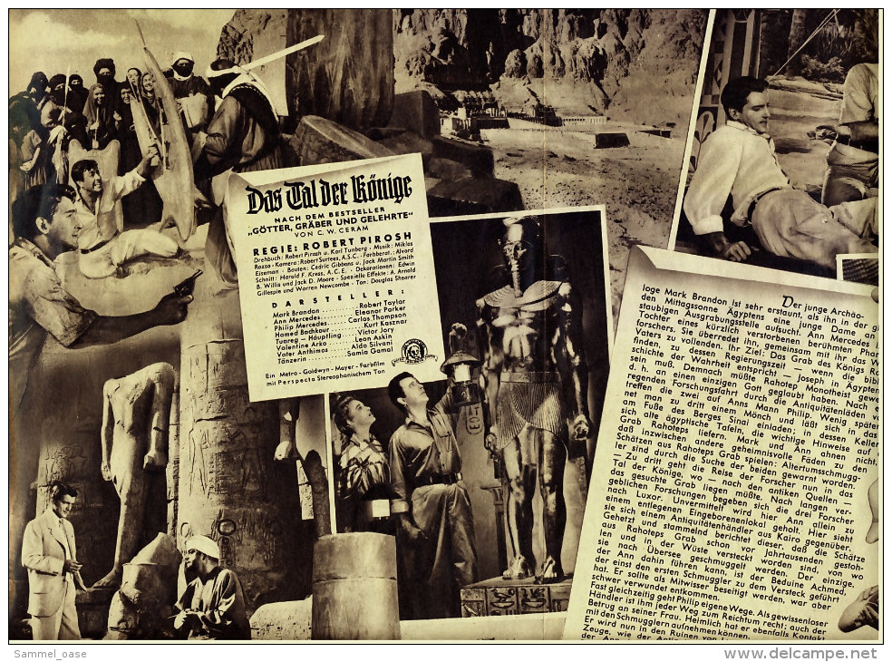 Illustrierte Film-Bühne  -  "Das Tal Der Könige" -  Mit Robert Taylor  -  Filmprogramm Nr. 2702 Von Ca. 1954 - Magazines