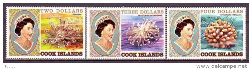 COOK  ISLANDS - CORALS - GONIPORA - HELIOFUNGIA - **MNH - 1981 - Vie Marine