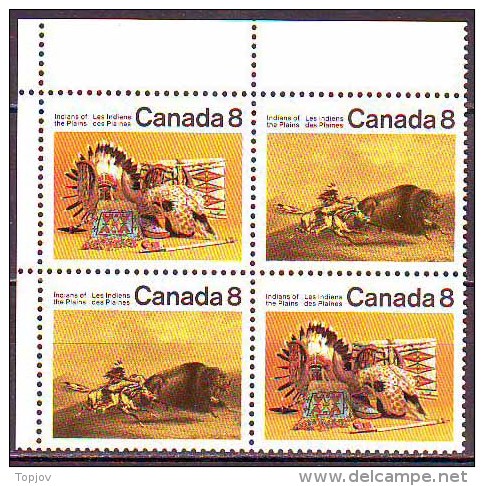 CANADA  -  KANADA - INDIANS -  ART - BISON  - MNH** - Indiens D'Amérique