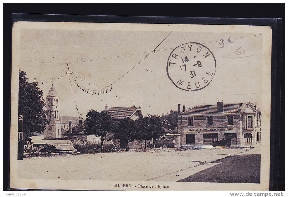 SILLERY LA PLACE JOUR DE FETE 1931 - Sillery