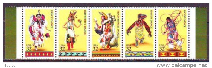 USA - INDIANS  ART - DANCE  - **MNH  -1996 - Indianen