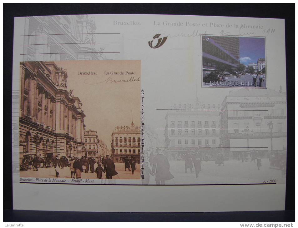 MP. 140. Bruxelles. La Grande Poste. 3c - 2000 - Tarjetas Ilustradas (1971-2014) [BK]