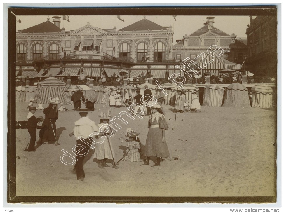 Trouville. Plage. Circa 1900. - Anciennes (Av. 1900)