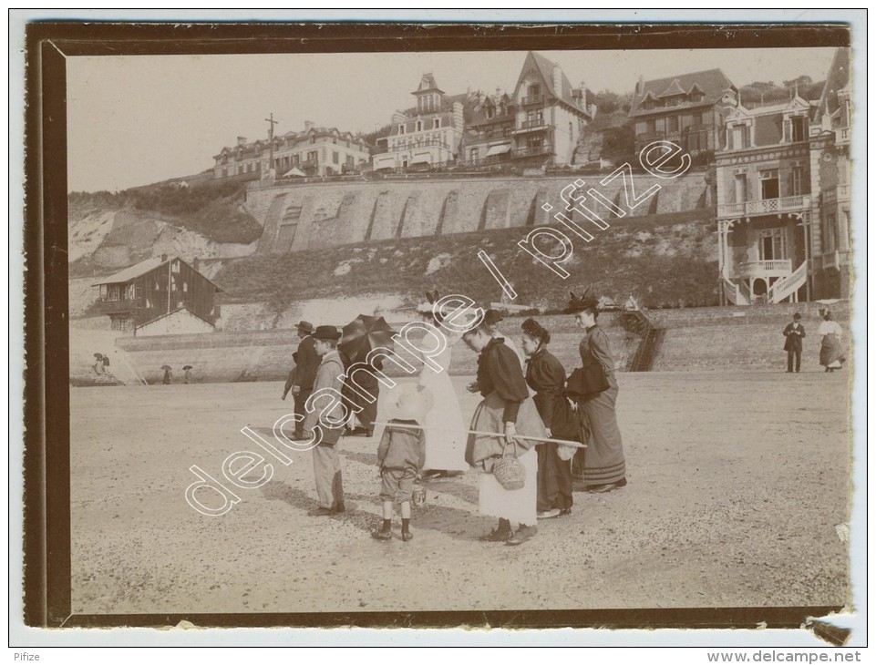 Trouville. Plage. Villas. Circa 1900. - Anciennes (Av. 1900)