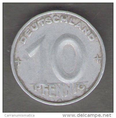 DDR - 10 PFENNIG ( 1952 ) Germania Est / Deutschland - 10 Pfennig