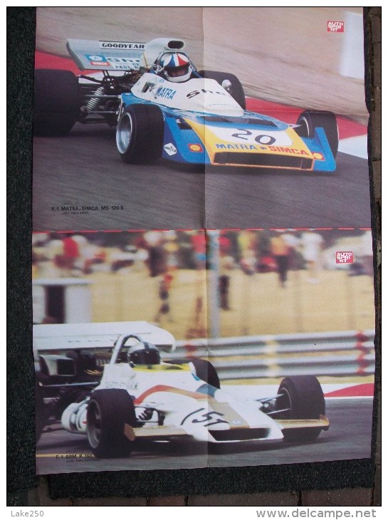 POSTER -  AUTOSPRINT  C.AMON Su MATRA E P.RODRIGUEZ Su BRM - Autosport - F1